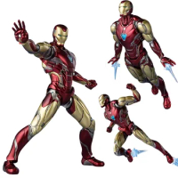 16cm Marvel Avengers Ironman Action Figures Toys Superhero Iron Man Mk85 Model Doll Collectible Ornaments Gift For Children