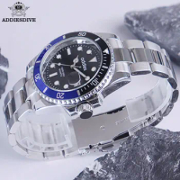 ADDIES Brand Men Quartz Wristwatch Fashion Luxury Full Steel Male Waterproof Watches Man Luminous Date Watch Relogio Masculino