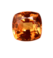 Natural Ceylon Orange Sapphire 8.05 Ct Cuhsion Cut Loose Gemstone