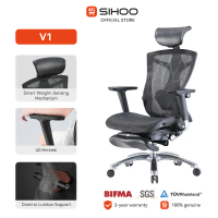 Sihoo V1 Ergonomic Office Chair with Footrest 4D Armrest Gaming Chair Full Mesh Computer Chair Gamin