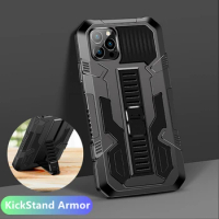 Anti Shock Coque For iPhone 12 11 13 Pro Xs Max XR X 8 7 6 6s Plus SE 2020 KickStand Cover Case For Apple iPhone 12 Pro Max Mini