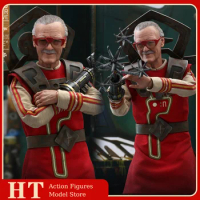 HotToys MMS570 1/6 Thor: Ragnarok Male Soldier Stan Lee 2020 Venue Limited Version Full Set Model 12In Action Figure Collection