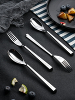 onlycook 316不銹鋼勺子叉子套裝 家用食品級長柄勺湯匙鋼勺餐具