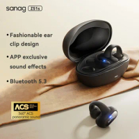Sanag Z51S Pro Bone Conduction Headset Bluetooth 5.3 Can Carry 360 Degree HIFI Stereo 50 Hour Long Endurance APP Control Headset