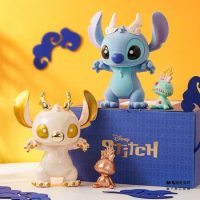Disney Stitch Dragon Year Limited Edition Handmade Doll Gift Box Decoration Birthday Gift For Girlfriend And Boyfriend