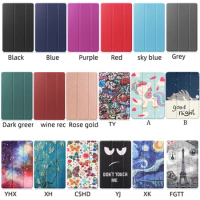 100pcs/lot For Lenovo Tab M10 Plus Gen3 10.6 Cartoon Custer Stand Tablet Leather Case For Lenovo Tab M10 Gen 3 10.1 Tab Y700 8.8