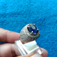 Batu Permata Blue Sapphire Sapir