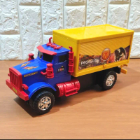 Mainan Anak Truk Box Muatan Bump Go Lampu Suara