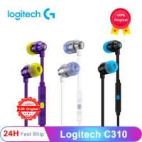 Logitech G333 in-ear wired gaming headset g333 with microphone Type-c for laptop gaming LOL Logitech G333 in-ear wired gaming h