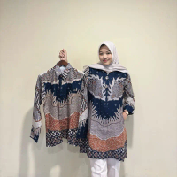 Batik Tunik Wanita Pasangan Bahan Katun Solo Premium - PANDOWO