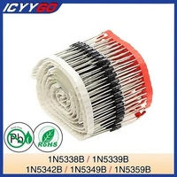 20pcs/Pack 1N5339B 1N5349B 1N5338B 1N5342B 1N5359B Power Zener Diode 5W 5.1V 5.6V 6.8V 12V 24V T-18 CASE17-02 Axial 5 W Watt