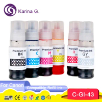 High Quality Compatible Water Based Refill Ink Bottle GI-43 GI43 GI 43 Refill Dye Ink For Canon PIXMA G540,PIXMA G640 Printer