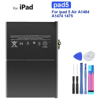 Tablet Battery 8827mAh For Apple IPad 5 Air 1 IPad5 Air1 A1484 A1474 1475 High Quality Batterij + Track NO