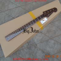 new Big John 5 strings electric bass guitar zebra wood neck without hardware F-3415