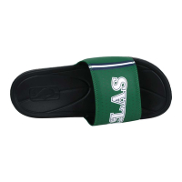 NBA 男女限量-隊徽拖鞋-獨行俠隊-台灣製 海邊 戲水 游泳 DSDAL-BLK01 綠白