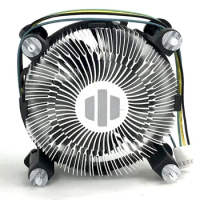 CPU Cooler with 90mm CPU Fan Aluminum Heatsink for Intel E97379-001 Core i3/i5/i7 Socket LGA1150/1155/1156 4Pin E97379-003