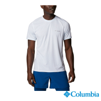 Columbia 哥倫比亞 男款-OFZ 涼感快排短袖上衣-白色 UAE87930WT / S22
