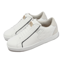 【ROYAL Elastics】休閒鞋 Adelaide Lux 男鞋 白 米 真皮 回彈 彈力帶 無鞋帶(02731009)