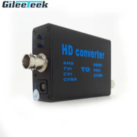 AHD41 VGA BNC to HDMI Converter High Definition Video Signal Converter AHD/TVI/CVI/CVBS to HDMI/VGA/CVBS Signal Converter