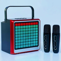 SD509 Active Professional Party Bluetooth Speakers Outdoor Good Sound With 2 Wireless Microphone Karaoke Home Theatre System