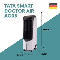TATA SMART Doctor Air cooler ( AC-08 ) small Evaporative Air Cooler Fan with digital control panel A