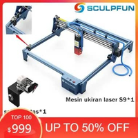SCULPFUN S9 Mesin Laser Cutting Laser Engraver 0.01mm High Precision 5.5W Diode Laser Mesin Ukiran D