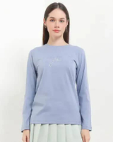 Cardinal T-Shirt Wanita G0626J02E L Blue