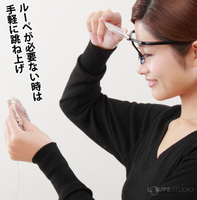 日本 雙筒眼鏡放大鏡 HF-61DEF 3種倍數