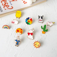Anti light buckle lovely Wang Yibo Brooch ins fashion Xiaozhan personalized design with cartoon Pin Badge