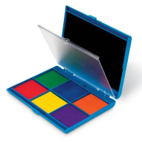 [ New ] Learning Resources Jumbo 7-Color Ink Stamp Pad Isi Tinta Mainan Berkualitas