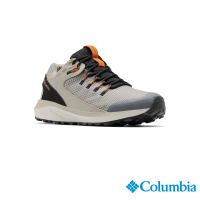 Columbia 哥倫比亞官方旗艦 男款-TRAILSTORM™Omni-Tech防水多功能健走鞋-淺灰(UBI01560LY / 2023春夏)