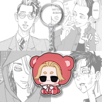 Móc khóa Thegioipuzze Tokyo Revengers Chibi Gấu bông dễ thương nhân vật Mikey Izana Ran Rindou