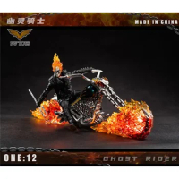 In Stock 100% Original PWTOYS Ghost Rider Nicolas Cage 1/12 Movie Character Model Art Collection Toy Gift