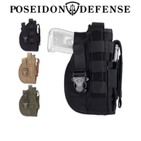 1000D Universal Gun Holster Tactical Right Hand Molle Pistol Carrier Pouch for Glock 1911 M92 P266 M&amp;P XDW S&amp;W