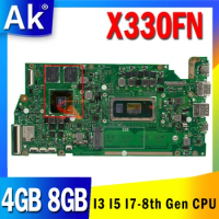 X330FN Motherboard i3-8145U i5-8265U i7-8565U CPU 4GB 8GB RAM for ASUS VivoBook S13 X330F X330UN S330FN S330F Laptop Mainboard