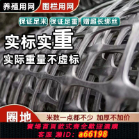 【台灣公司 可開發票】加厚塑料網超厚養殖網塑膠圍欄網果園菜園圈地防護網格網玉米網