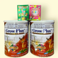 [Kèm quà]2 Lon Sữa Grow plus đỏ 900gr Sữa tăng chiều cao trí não