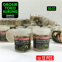 Sempati Grosir Pulut Burung 50cc Isi 12 Lem Jebakan Burung Getah Karet Asli Lem Super Lengket Anti L