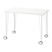 LINNMON/KRILLE 書桌/工作桌, 白色, 100 x 60 公分