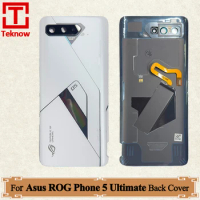 Original Back Battery Cover For Asus ROG Phone 5 Ultimate Back Cover Housing For Asus ROG 5 Ultimate ZS673KS Replacement Parts