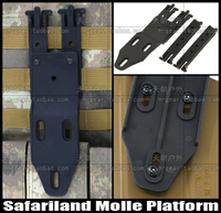 美式Safariland沙發里蘭快拔套戰術背心胸掛板MOLLE織帶扣具