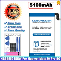Top Brand 100% New 5100mAh HB555591EEW Battery For Huawei Mate30 Pro Mate30Pro 5G Mate 30 Pro Smart Mobile Phone Battery