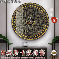 可開發票 工廠現貨 【唐卡裝飾畫 藏式手繪】六字真言掛畫 西藏手繪客廳掛畫 玄關壇城黃財神裝飾畫 佛像掛畫 唐卡掛畫 玄關裝飾畫特惠/全館折扣 售後保障 j547