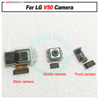 For LG V50 ThinQ Back Rear Camera with front small camera Module flex cable For LG V50