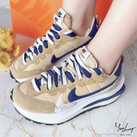 【Luxury】預購 Sacai x Nike Vaporwaffle 2021 聯名 紫色 春季 新款 解構 雙勾