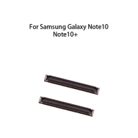 2pcs (On Motherboard) LCD Display FPC Connector For Samsung Galaxy Note10 Plus / Note10