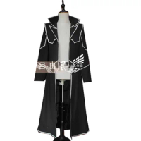 2022 Anime Yu-Gi-Oh! GX Zane Truesdale Kaiser Ryo Marufuji Only Black Coat Cosplay Costume Custom Any Size