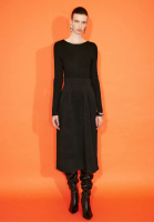 Urban Revivo Backless Knitted Midi Dress