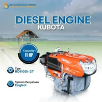 Mesin Diesel 11 HP Penggerak Kubota / Mesin Kubota 11 PK Radiator Lampu RD 110 DI-2T
