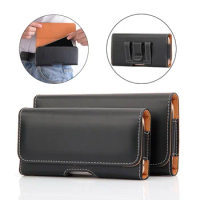 For Nokia 1 Plus 1.3 2 V Tella Holster Skin Waist Hanging Belt Clip Leather Pouch Case For Nokia 2.2 2.3 210 215 4G 220 225 4G